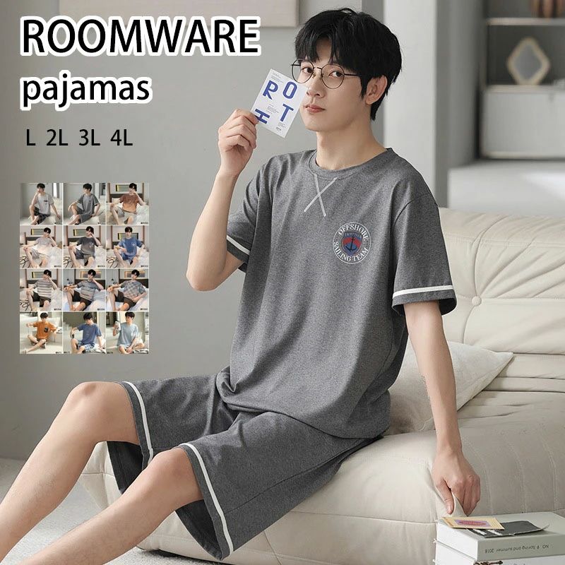 新生 通気性 スウェット 部屋着 寝間着 12TYPE 五分ズボン プルオーバー 半袖 セットアップ 春夏秋 綿1..