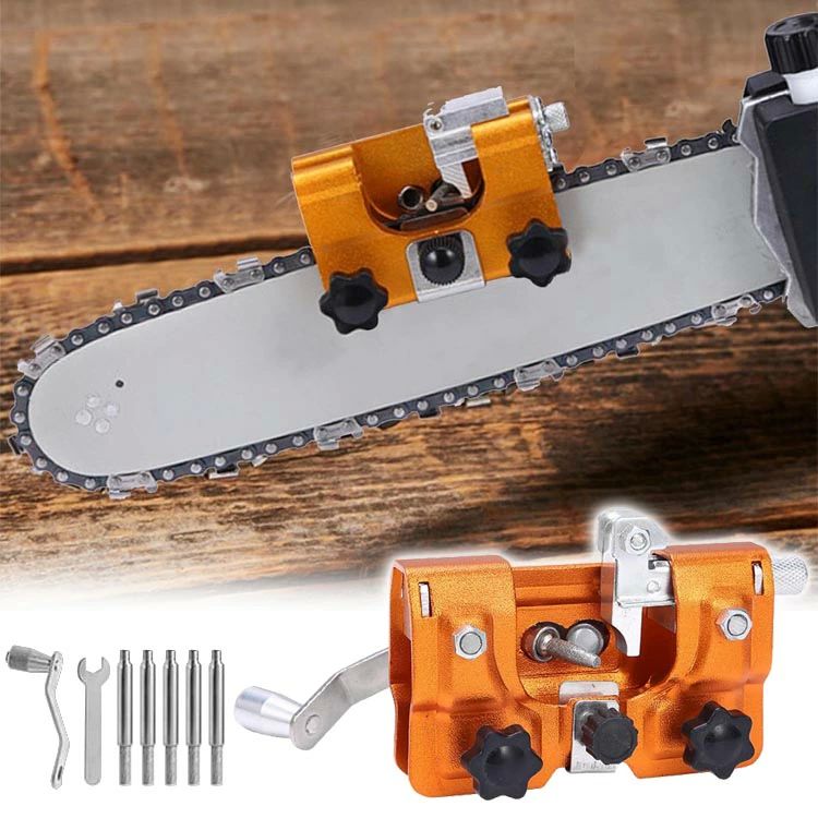 手動 林業木工 削り器 チェーンソーシャープーキット手動チェーンシャープナー、研ぎ機チェンソー防護チェーンソーアクセサリDIY
