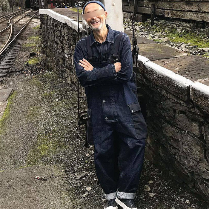 ツナギ つなぎ 作業着 ユニセックス ジーンズ オールインワン レディース メンズ デニムサロペット オーバーオール デッキパンツ