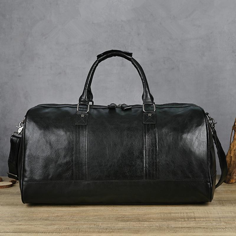 革 バッグ 荷物 フィットネス 牛革 第一層 なめし タンニン 大容量 バッグ トラベル 革 小物 アイテム オシャレ ファッション