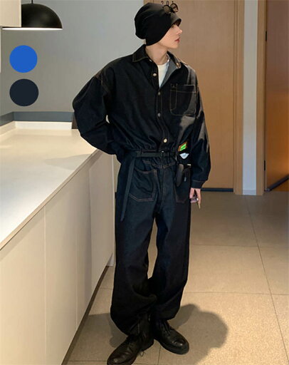 一 オーバーオール 作業着 作業服 ワイドパンツ カバーオール オーバーサイズ ビッグシルエット オールインワン おしゃれ メンズ 一 オーバーオール 作業着 作業服 ワイドパンツ カバーオール オーバーサイズ ビッグシルエット オールインワン おしゃれ メンズ