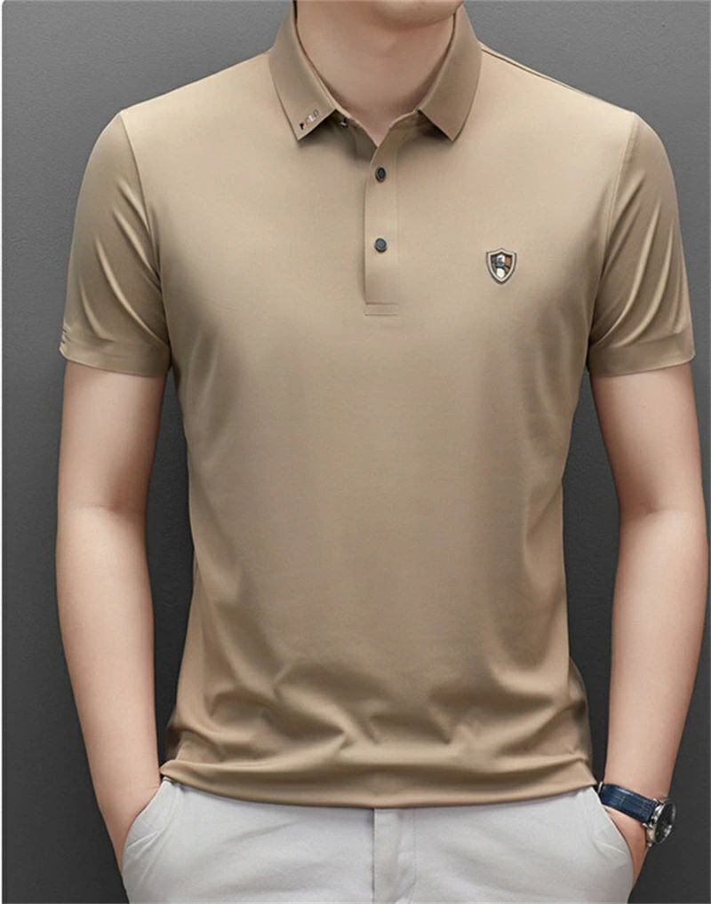 ポロシャツ 　半袖 　メンズ　半袖シャツ　poloシャツ　Tシャツ　アイスコットン　涼しい 接触冷感　ゴルフウェア　カジュアル
