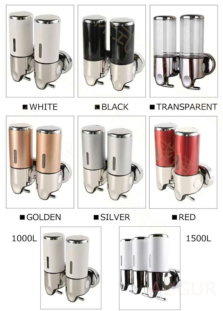 バス用品 片手 グッズ お風呂 浴室 バス収納 壁掛け おしゃれ 強力 大容量 シャンプーボトル ディスペンサー マグネット 2