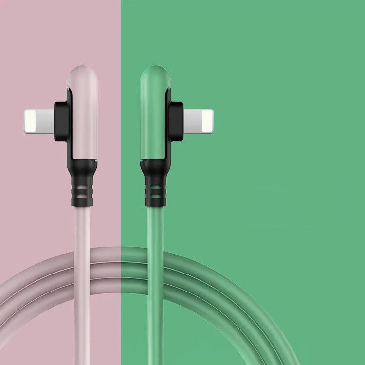 急速充電 超高耐久ナイロン 断線防止 充電ケーブル急速データ転送 iPhone 90度 1.8m 長さ1.2m 【2点セット】急速充電 2.0A L型