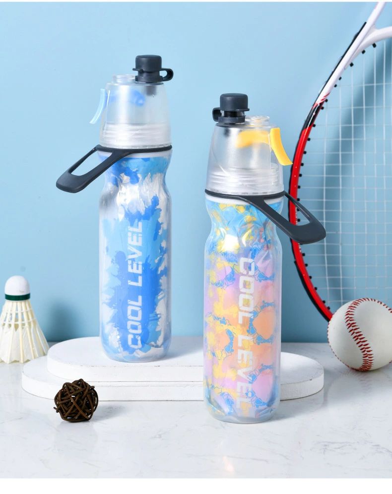 ミスト 水筒 ドリンクミスト 500ml 保冷 冷却ミスト 水分補給 直飲み スプレーボト...