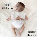 オムツ 羽 赤ちゃん ニューボーンフォト 衣装 ニューボーンフォト 3点セット 天使コスチューム 可愛い 赤ちゃん 百日祝いセット