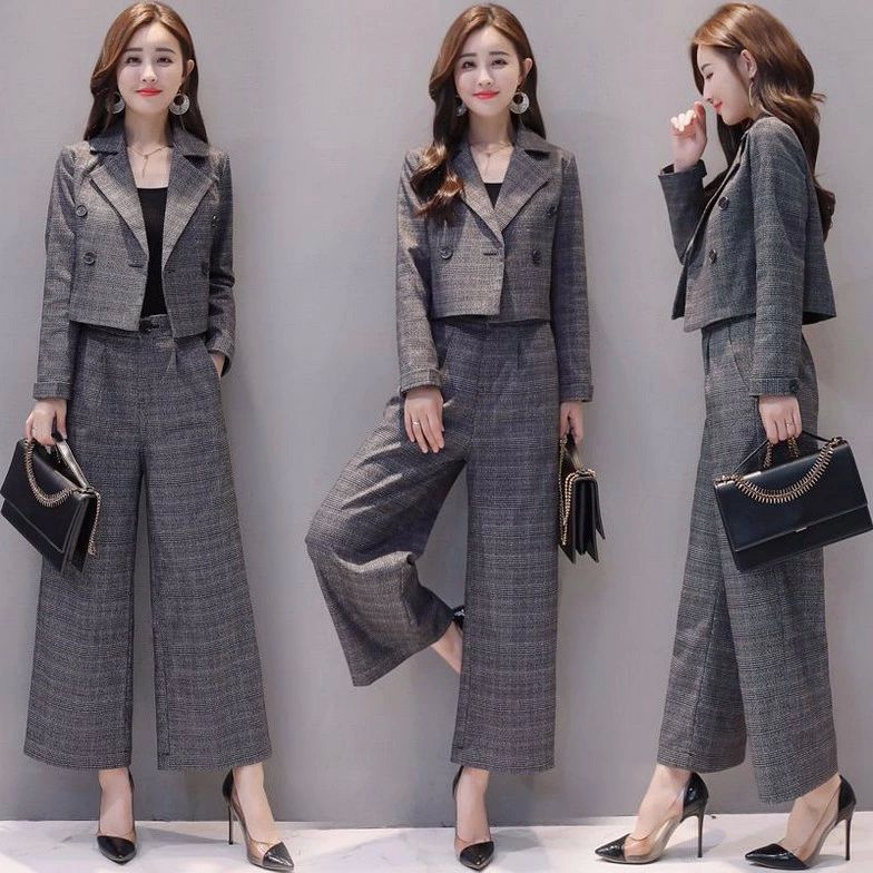 長袖通勤スー 上下セット パンツドレス ビジネススーツ スーツ ショート丈ジャケット スーツ 2点セット レディース セットアップ
