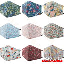 立体マスク 調整可能 ゴム紐 ファッション コットン 綿 大人用 花柄 レディース 布マスク 可愛い 洗える 繰り返し 秋冬用 春夏用