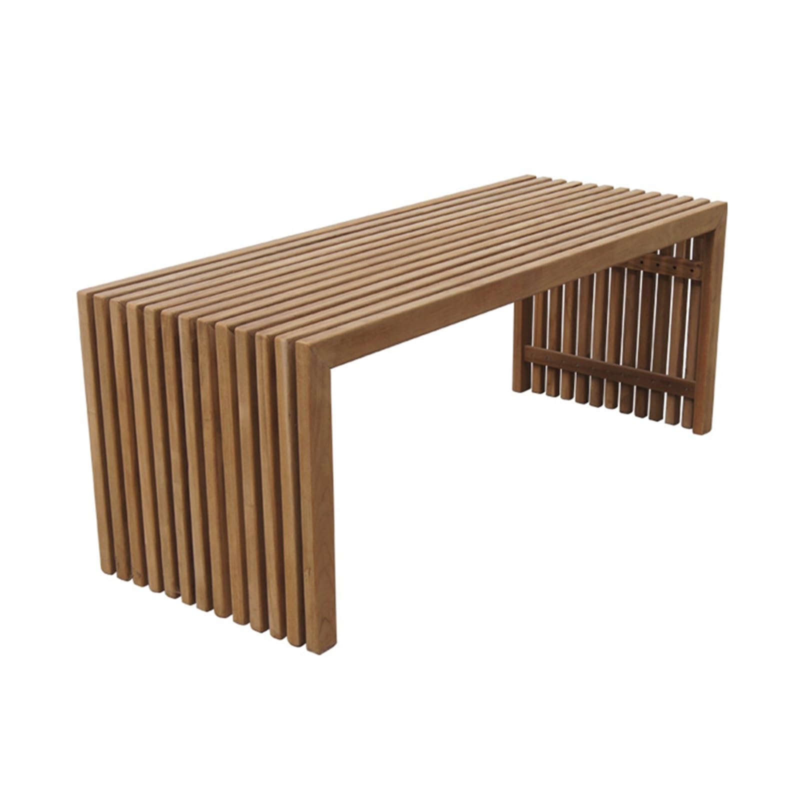Benches - 屋外公園ベンチ、2人用無垢材ガーデンベンチ、大きなスラットシート、パティオ、ポーチ、プールサイド、バルコニー、庭の入り口