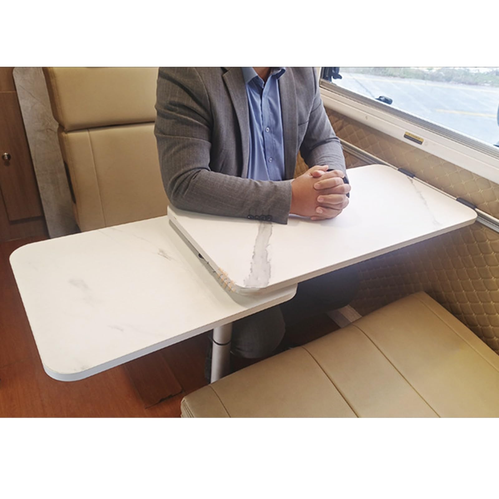 樂天商城 - RV折りたたみ式ダイニングテーブル Rvキャンピングカー用のダイニングテーブル キャンピングカー テーブル 折り畳みテーブル キ