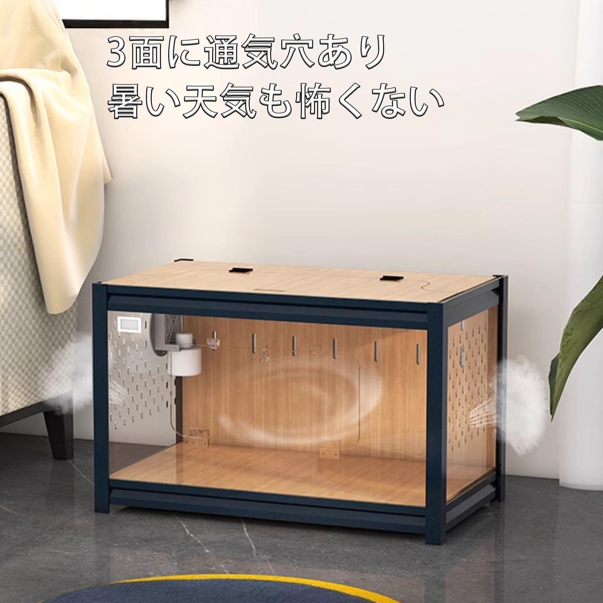 特大スペースハムスター ゲージ 鉄骨構造透明 ...の紹介画像3