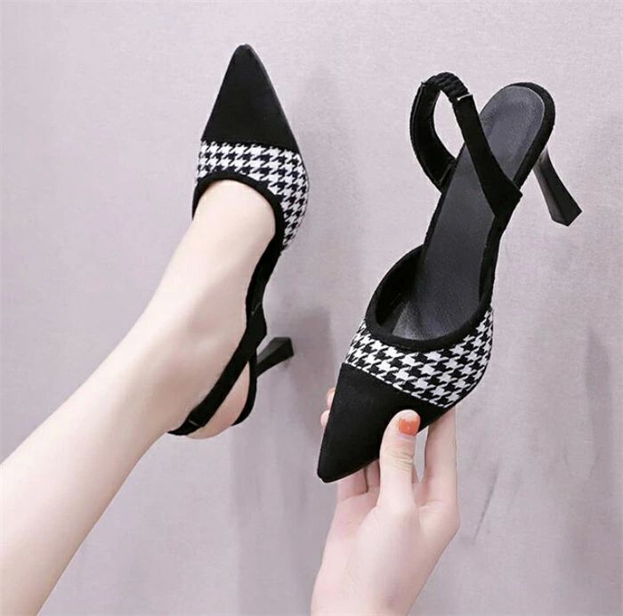 入学式 きれいめ おしゃれ ミドルヒール サンダル バックストラップ フォーマル パンプス ポインテッドトゥ レディース サンダル