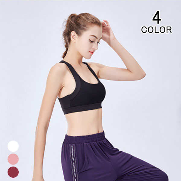 フィット インナー へそ出し 速乾 吸汗 無地 下着 スポーツウェア ヨガ カップ付き ショート丈 トップス レディース ヨガウエア