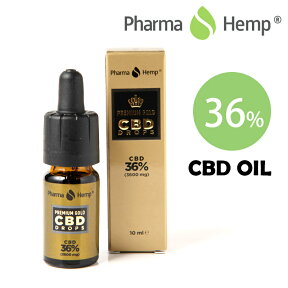 【少量 再入荷】CBD オイル CBD 含有率 36% 3600mg 内容量 10ml フルスペクトラム ファーマヘンプ アントラージュ 高濃度 高純度 cbd oil| cbdオイル カンナビジオール MCT オイル グッズ シービーディー カンナビノイド おすすめ pharma hemp