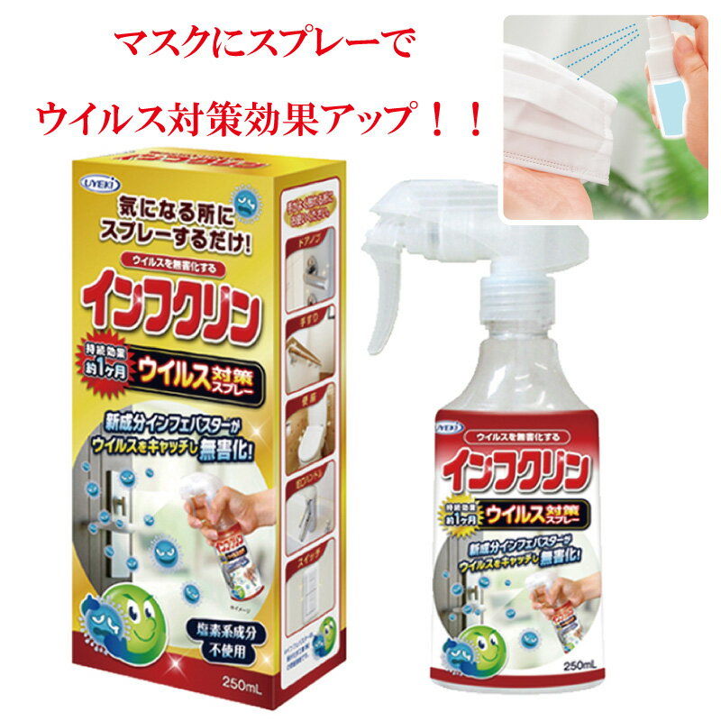 【インフクリン】UYEKI ウイルス対策スプレー 250ml