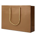 紙袋 50枚 【ギフトバッグ 大 ゴールド】 大きい 高級手提げ袋 幅42cm×高さ32cm×マチ13cm 送料無料 ( イベント 周年行事 記念式典 梱包 包...