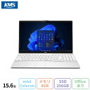 【新品未使用品 / Office付】 富士通 / ノートパソコン / LIFEBOOK AH42/F3 / Windows 11 Home / Celeron 6305 / 256GB SSD / 4GB / 15.6インチワイド / DVD