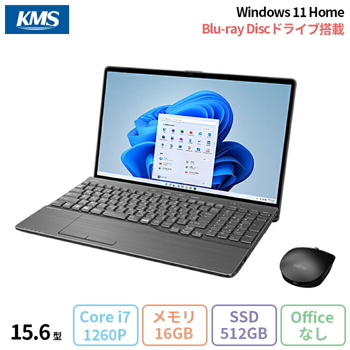 ＼期間限定ポイントUP／富士通 LIFEBOOK AH77/G2 ノートパソコン FMVA77G2B Windows11 Core i7-1260P メモリ16GB SSD512GB 15.6インチ 再生品Aランク