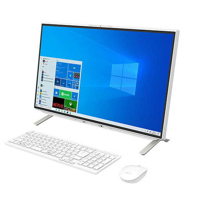 ＼期間限定ポイントUP／富士通 ESPRIMO FH52/E3 AIO デスクトップパソコン FMVF52E3WG Windows 10 Celeron 6305 メモリ8GB SSD512GB 新品未使用品