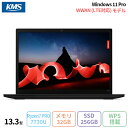 Lenovo ThinkPad L13 Gen 4 AMD ノートパソコン 21FQS46R00 Win11 Pro Office付き Ryzen7 PRO 7730U メモリ32GB SSD256GB 13.3インチ 再生品Sランク