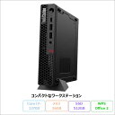 【28日まで ポイントUP & クーポン配布 】 Lenovo ThinkStation P3 Tiny デスクトップパソコン 30H0CTO1WW Win11 Pro Office付き Core i7-13700 メモリ16GB SSD512GB 再生品Sランク