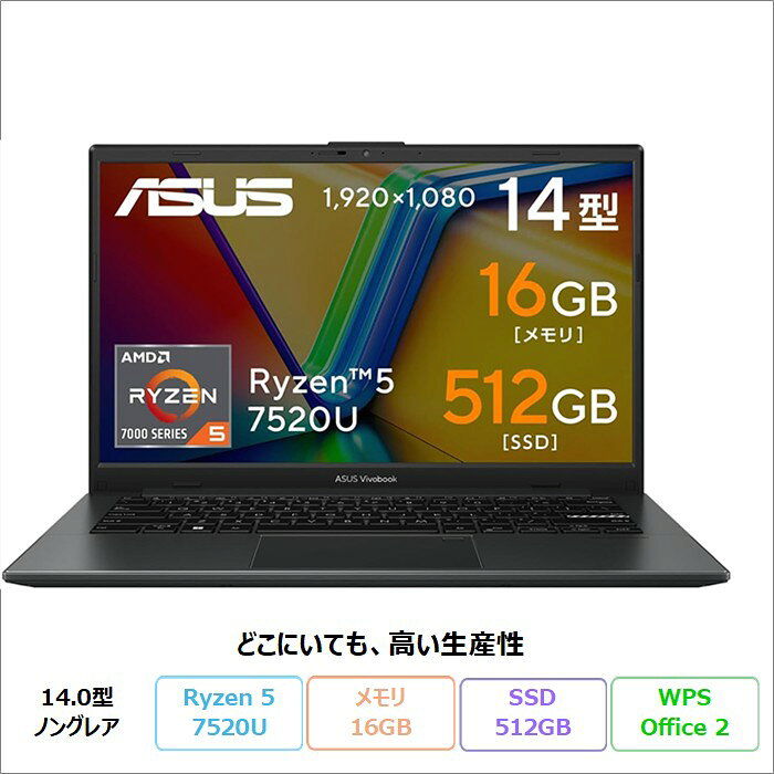 楽天市場】ASUS ノートパソコン Vivobook Go 15 E1504FA 15.6インチ