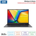 ＼期間限定ポイントUP／ ASUS (エイスース) ノートパソコン Vivobook 16X Windows 11 Home Office付き インテル Core i5-12450H メモリ16GB SSD512GB 16.0インチ メーカー再生品Aランク