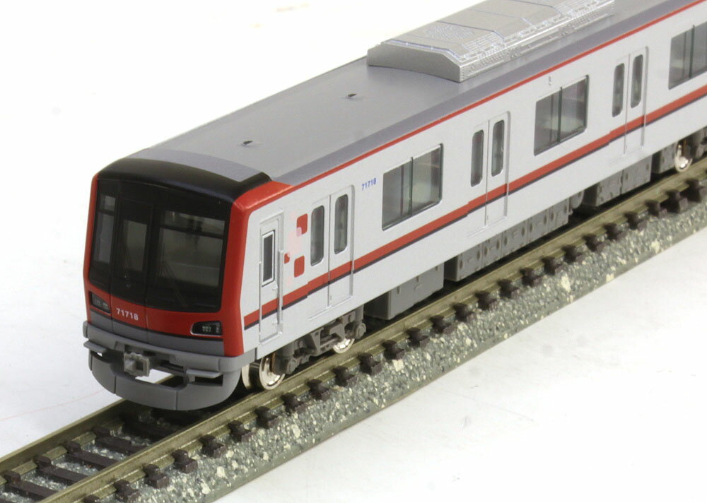 東武70000系（71718編成）基本3両編成セット（動力付き）【グリーンマックス・30342】「鉄道模型 Nゲージ」のサムネイル