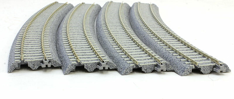 PC曲線アプローチ線路 R790-22.5°（LR各2本入） 【KATO・HO・2-252】「鉄道模型 HOゲージ カトー」