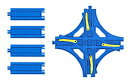 R-14　交差ポイントレール【タカラトミー】「プラレール」