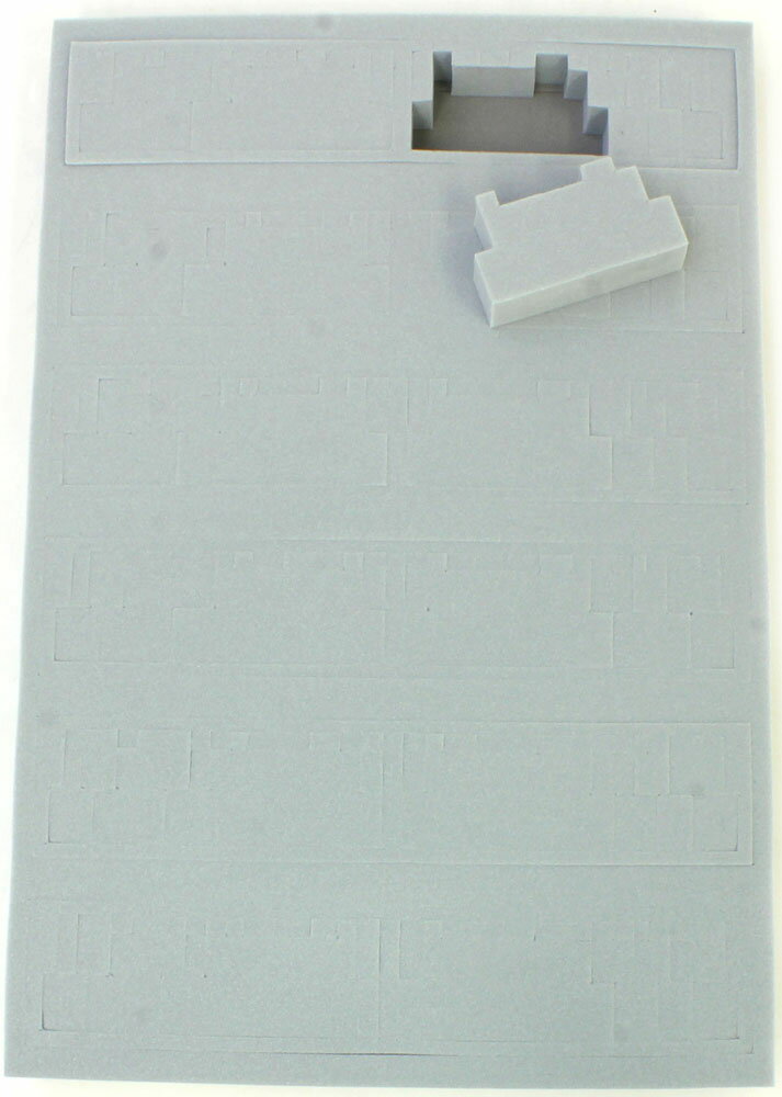 6両用ウレタン （通常内寸 分離式） （ライトグレー）【キャスコ・YP-063】「鉄道模型 Nゲージ」