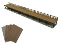ホーム 30A延長(ペーパークラフト)【さんけい MK05-25】「鉄道模型 HOゲージ ストラクチャー」