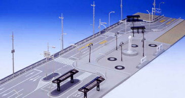 駅前アクセサリー【KATO・23-416】「鉄道模型 Nゲージ ストラクチャー」