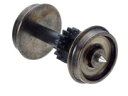 車輪 (直径)=10.7MM・ギア大付(黒)(485系)【TOMIX・HO-W71】「鉄道模型 HOゲージ トミックス オプションパーツ」