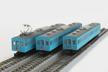 国鉄103系 スカイブルー京浜東北線タイプ 3両増結セット 【ロクハン・T022-2】「鉄道模型 Zゲージ ロクハン」