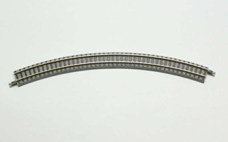曲線レール R220mm 45°(4本入)【ロクハン R004】「鉄道模型 Zゲージ ロクハン」