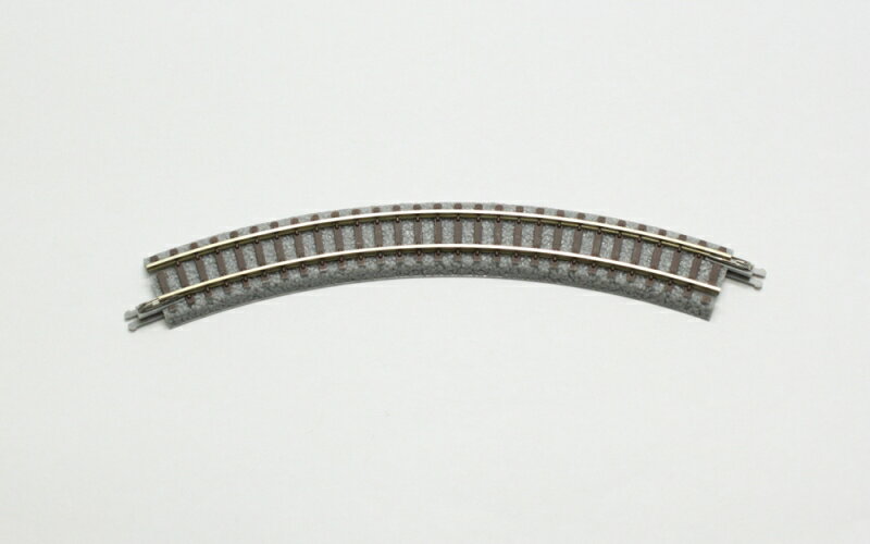 曲線レール R145mm 45°(4本入)【ロクハン R005】「鉄道模型 Zゲージ ロクハン」