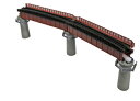 カーブ鉄橋セットR481-60(非電化・朱) 【KATO 20-824】「鉄道模型 Nゲージ カトー」
