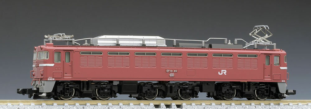 EF81形（敦賀運転所 Hゴムグレー）【TOMIX・7132T】「鉄道模型 Nゲージ トミックス」