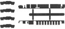 動力台車枠・床下機器セットA-08(TS807+4136AM)【グリーンマックス・8491】「鉄道模型 Nゲージ オプションパーツ」