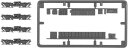 動力台車枠 床下機器セット A-13 （TS809（810）＋BM） 【グリーンマックス 8496G】「鉄道模型 Nゲージ オプションパーツ」