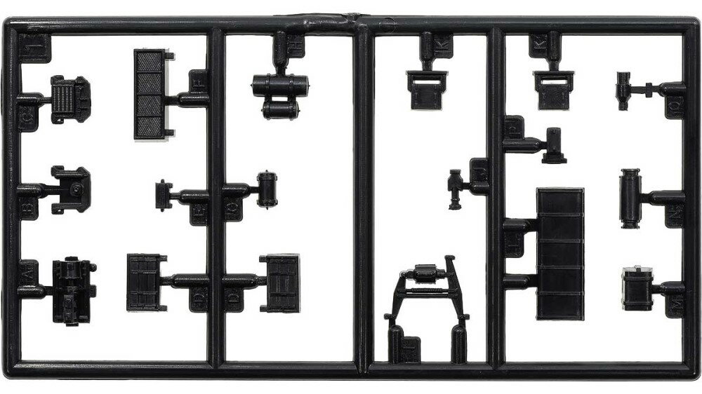 N Gauge - 客車用床下機器セットA(5枚入り)【グリーンマックス・8592G】「鉄道模型 Nゲージ」
