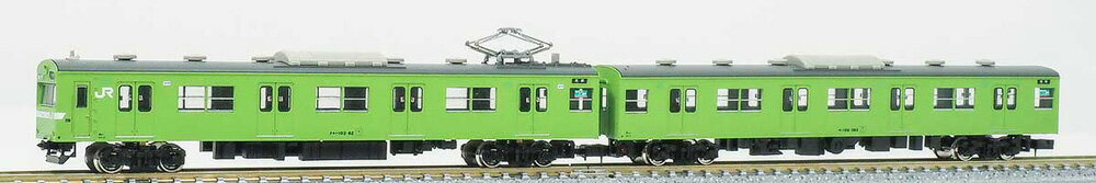 JR103系関西形 クモハ103 モハ102（初期車 ウグイス）2両キット【グリーンマックス・1272C】「鉄道模型 Nゲージ」