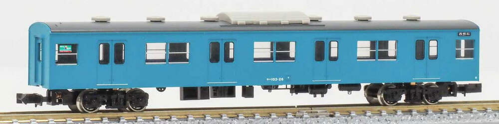 JR103系関西形 サハ103（初期車 スカイブルー）1両キット【グリーンマックス・1273W】「鉄道模型 Nゲージ」