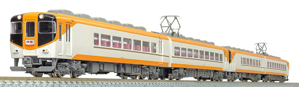 近鉄16000系（喫煙室付き 新塗装）先頭車4両編成セット（動力付き）【グリーンマックス 31646】「鉄道模型 Nゲージ」