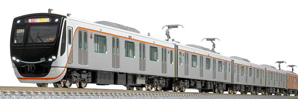 楽天ミッドナイン東急電鉄6020系（Q SEAT車付き ロングシートモード）7両編成セット（動力付き）【グリーンマックス・31828】「鉄道模型 Nゲージ グリーンマックス」