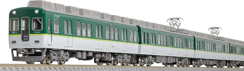 ※新製品 6月発売※京阪2400系（2次車 2454編成 新塗装）7両編成セット（動力付き）【グリーンマックス・31841】「鉄道模型 Nゲージ グリーンマックス」