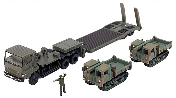 トレーラーコレクション 自衛隊トレーラー 資材運搬車セット【トミーテック・331254】「鉄道模型 Nゲージ トミーテック」