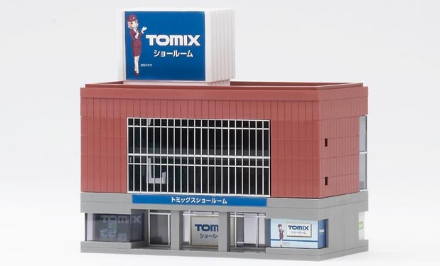 ※新製品 6月発売※中型ビル（エンジ）【TOMIX・4056T】「鉄道模型 Nゲージ TOMIX」