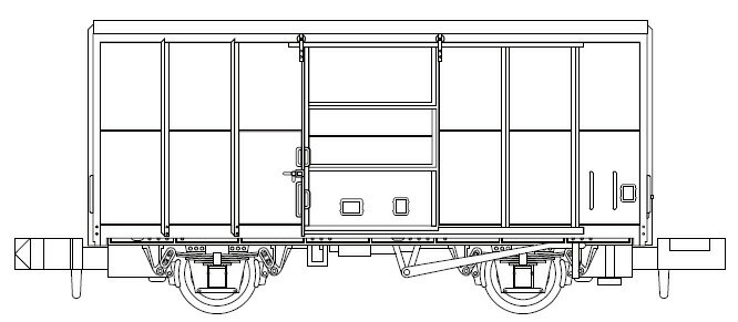 ※新製品 6月発売※MA'sクラフト テラ1 鉄製有蓋車 3両キット【マイクロエース・L3041】「鉄道模型 Nゲージ マイクロエース」_1